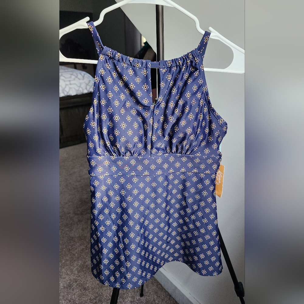 Swim Top: Tie Front Cami